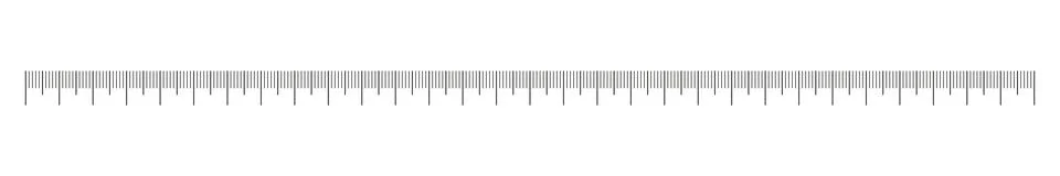 Measuring chart with 30 centimeters. Stock Illustration