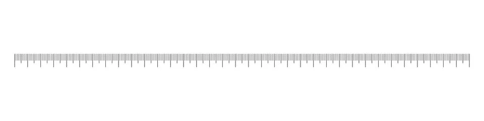 Measuring chart with 35 centimeters. Ruler scale. Stock Illustration