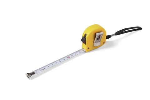Measuring construction tape Stock Photos