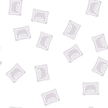 Measuring cup with detergent glyph vector seamless pattern Illustrazione stock