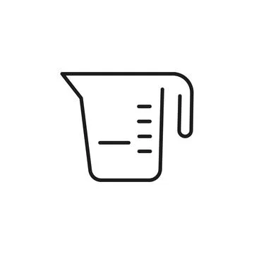 Measuring Cup Icon Stock Illustration