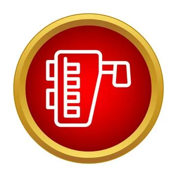 Measuring cup icon showing volume measurement for cooking Stock Illustration