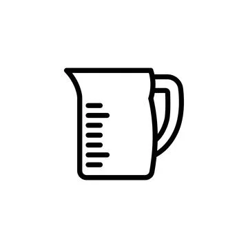 Measuring cup icon,vector illustration. Vector measuring cup icon illustration Stock Illustration