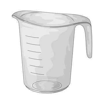 Measuring cup illustration Stockillustratie