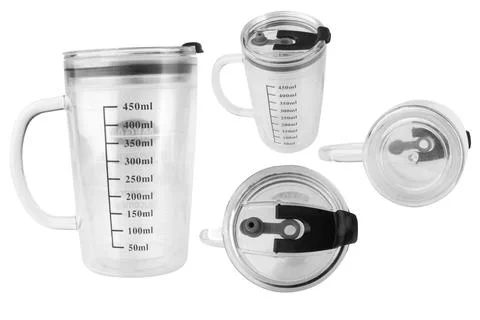Measuring cup isolated on white background Stock Photos