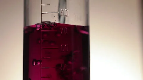 Measuring cylinder Stock Footage 27347249