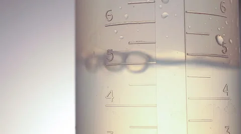 Measuring cylinder Stock Footage 27347280