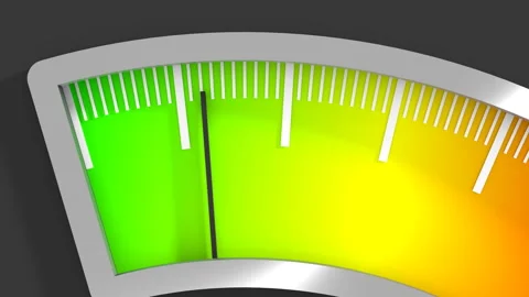 Measuring device animation Stock Footage 136865157