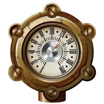 Measuring device Illustrazione stock