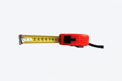 Measuring device. Meter. A working tool on a white background. Repair and c.. Stock Photos