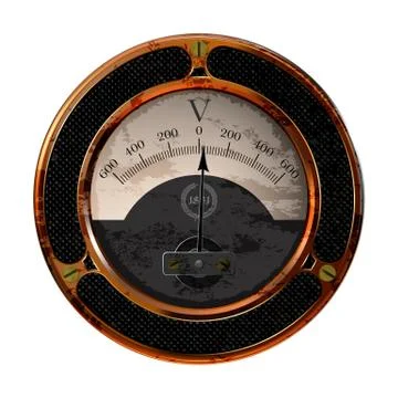 Measuring device vector Illustrazione stock