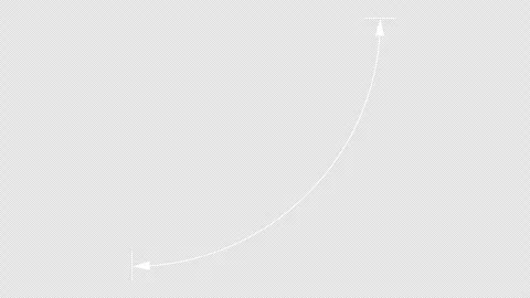 Measuring distance length line animation. Stock Footage 263240057