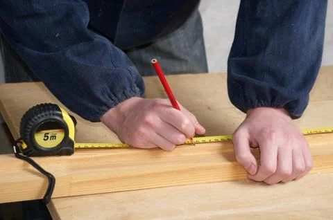 Measuring distance Stock Photos