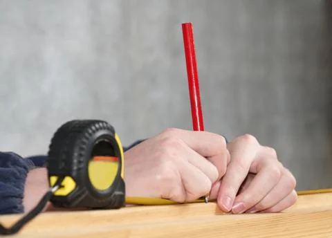 Measuring distance Stock Photos