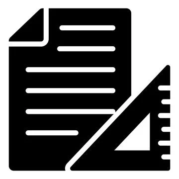 Measuring Icon. User interface Vector Illustration, As a Simple Vector Sign.. Stock Illustration