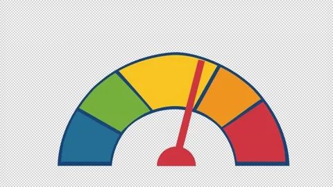 Measuring indicator. Animation of a measuring indicator. Stock Footage 325973108