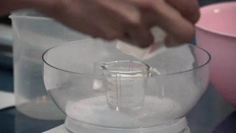 Measuring Ingredients Stock Footage 317472694