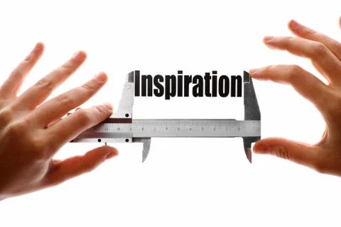 Measuring inspiration Stock Illustration