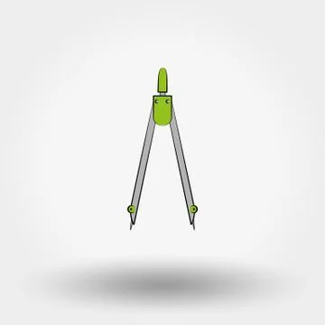 Measuring instrument Calipers Stock Illustration