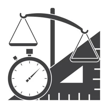 Measuring Instrument Icon Stock Illustration