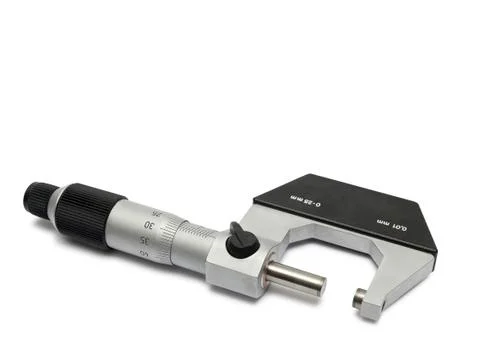 Measuring instrument - micrometer Foto stock