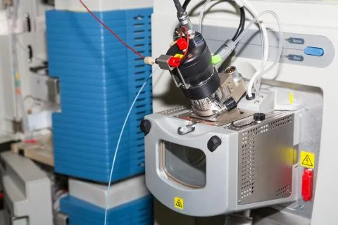 Measuring in a laboratory Stock Photos