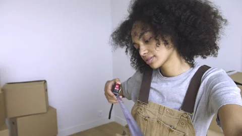 Measuring Masterclass: Young Womans Skill Stock Footage 313346483