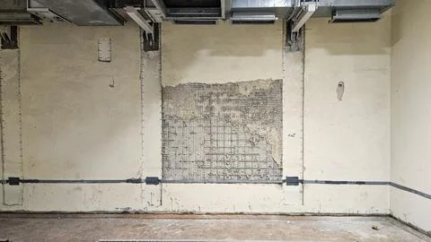 Measuring metallic frame with ceramic insulation blocks Stock Photos