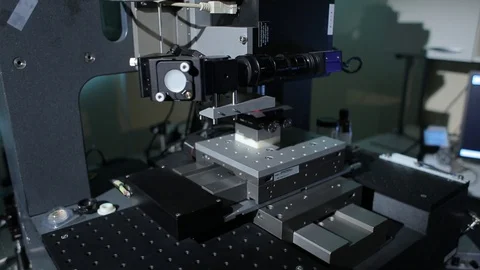 Measuring Nanoparticles and Physical Processes 2 Stock Footage 106418656