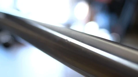 Measuring a pipe Stock Footage 95541542