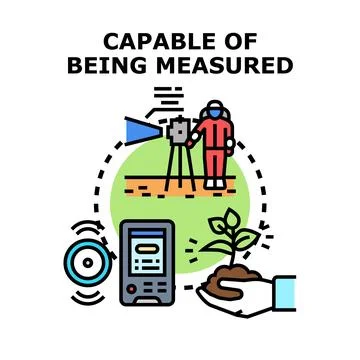 Measuring progress and data collection concept Stock Illustration