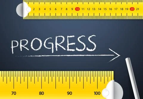 Measuring Progress Stock Photos