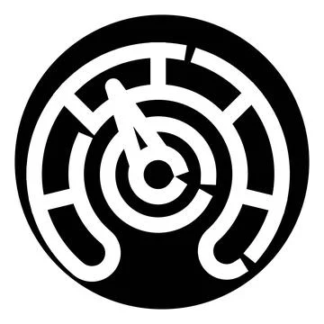 Measuring progress through complexity and challenge maze イラスト素材