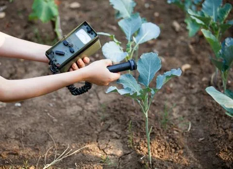 Measuring radiation Stock Photos