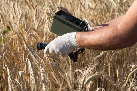 Measuring radiation Stock Photos