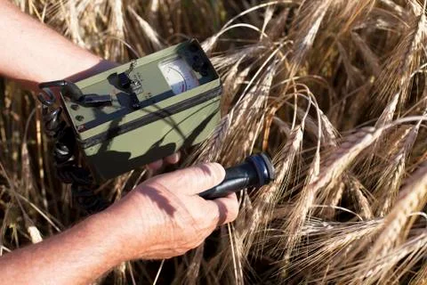Measuring radiation Stock Photos