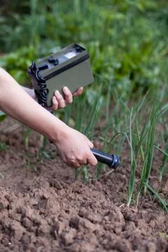 Measuring radiation Stock Photos