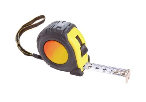 Measuring roulette isolated Stock Photos