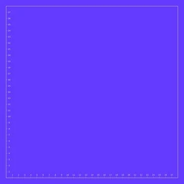 Measuring ruler scale inner frame blueprint technical layout violet background Stock Illustration
