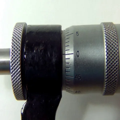 Measuring scale calipers Stock Footage 69561888