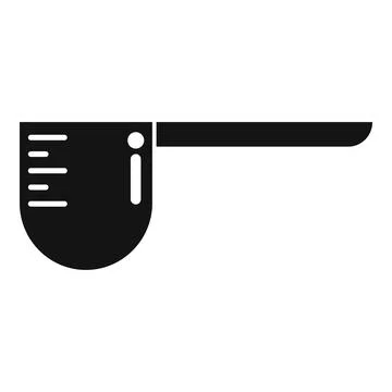 Measuring scoop icon for precise kitchen cooking Stock Illustration