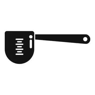 Measuring scoop icon representing accurate dosage and portion control Stock Illustration