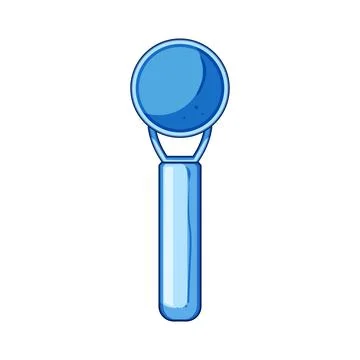 Measuring scoop tool for kitchen cooking ingredients Illustrazione stock