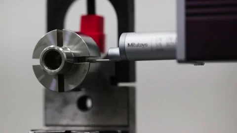 Measuring specimen kit for training purpose in a metrology lab. Stock Footage 155486798