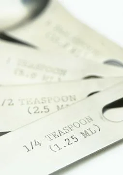 Measuring spoons Stock Photos