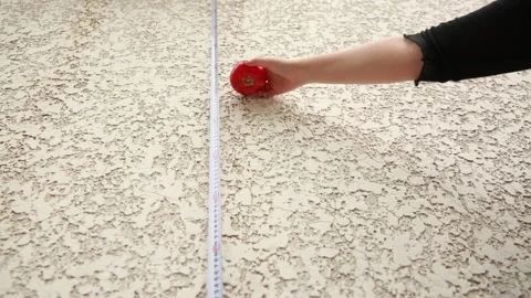 Measuring with tape and ruler (1) Stock Footage 202258864