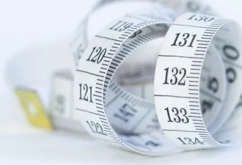 Measuring tape closeup Stock Photos