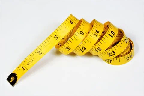 Measuring tape. For determining the dimensions. Stock Photos