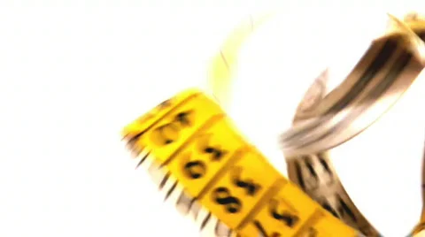 Measuring tape, HD 720 스톡 동영상 364629