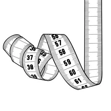 Measuring tape Stock Illustration